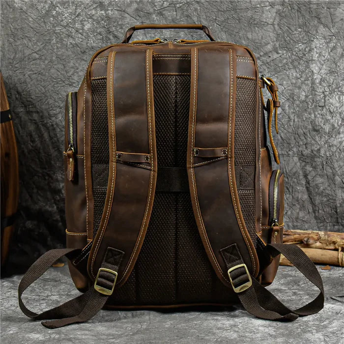 Veltic Executive Leather Backpack Retro - Veltic