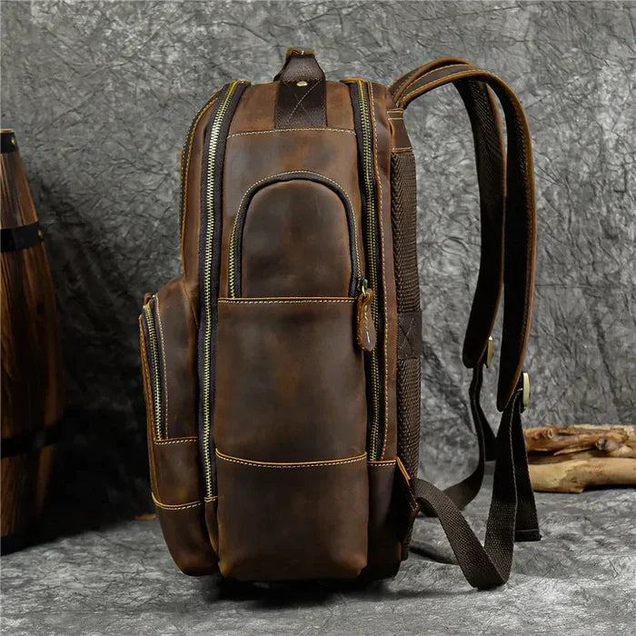 Veltic Executive Leather Backpack Retro - Veltic