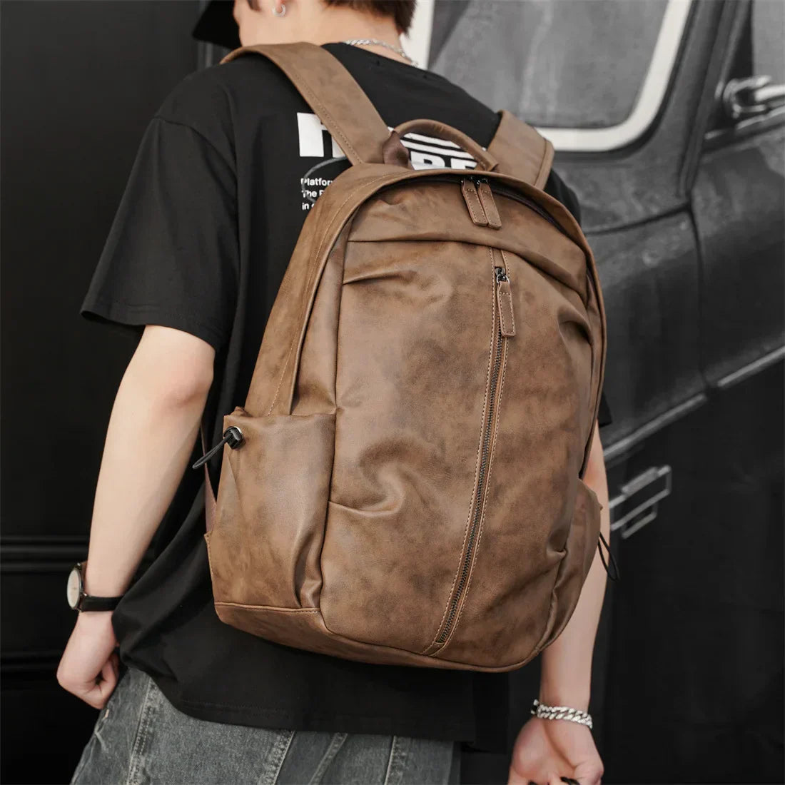 Veltic Executive Leather Backpack Amsterdam - Veltic