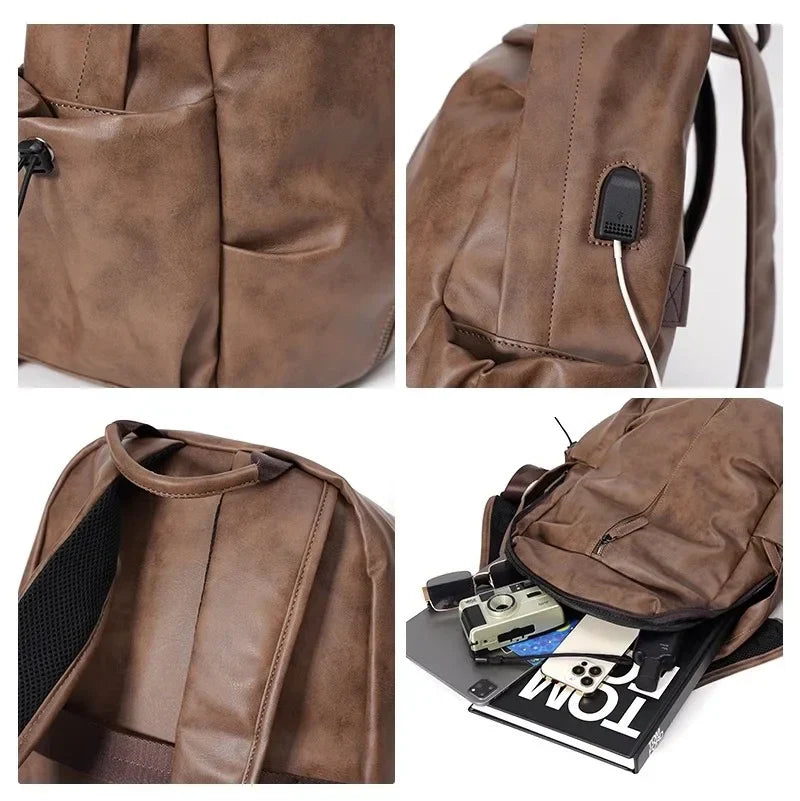 Veltic Executive Leather Backpack Amsterdam - Veltic