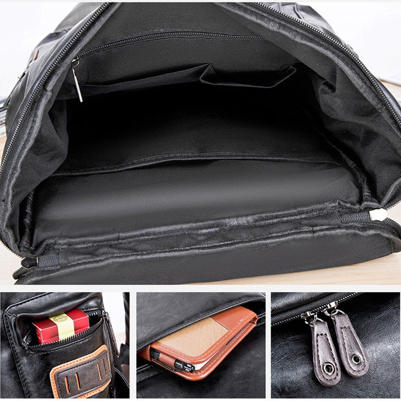 Veltic Executive Leather Backpack Geneva - Veltic