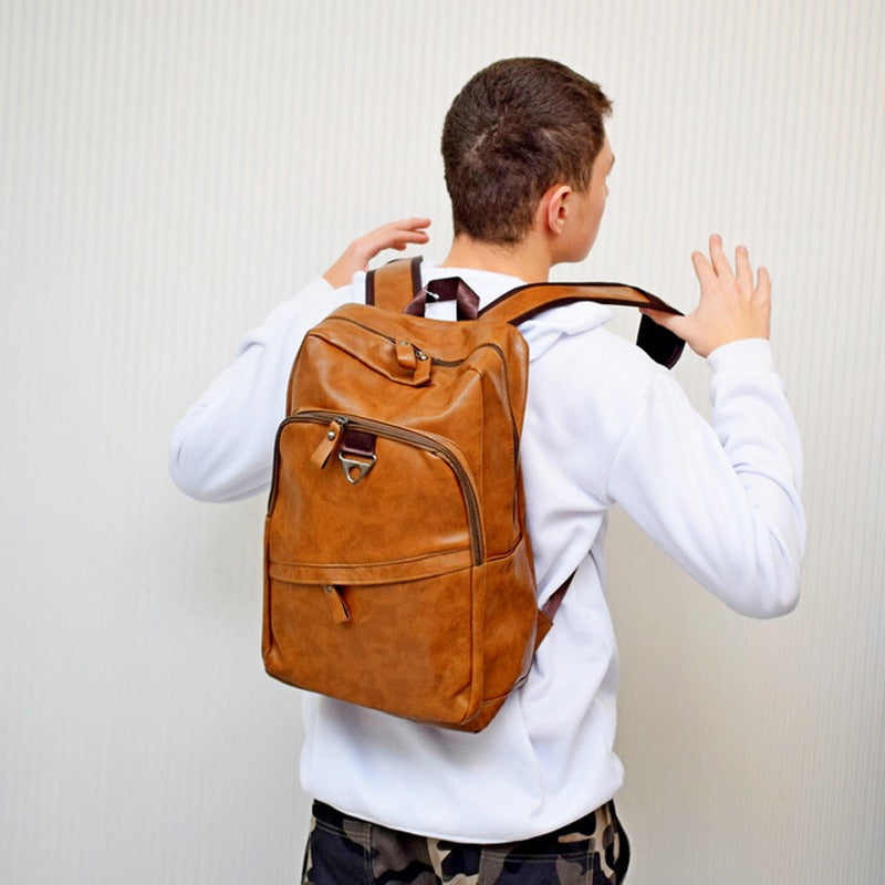 Veltic Executive Leather Backpack Naples - Veltic