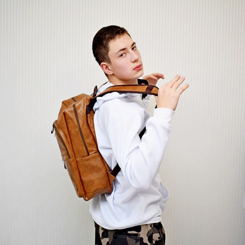 Veltic Executive Leather Backpack Naples - Veltic