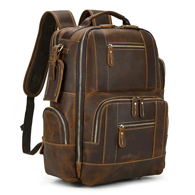 Veltic Executive Leather Backpack Retro - Veltic
