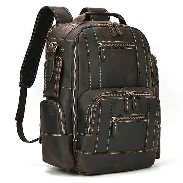 Veltic Executive Leather Backpack Retro - Veltic