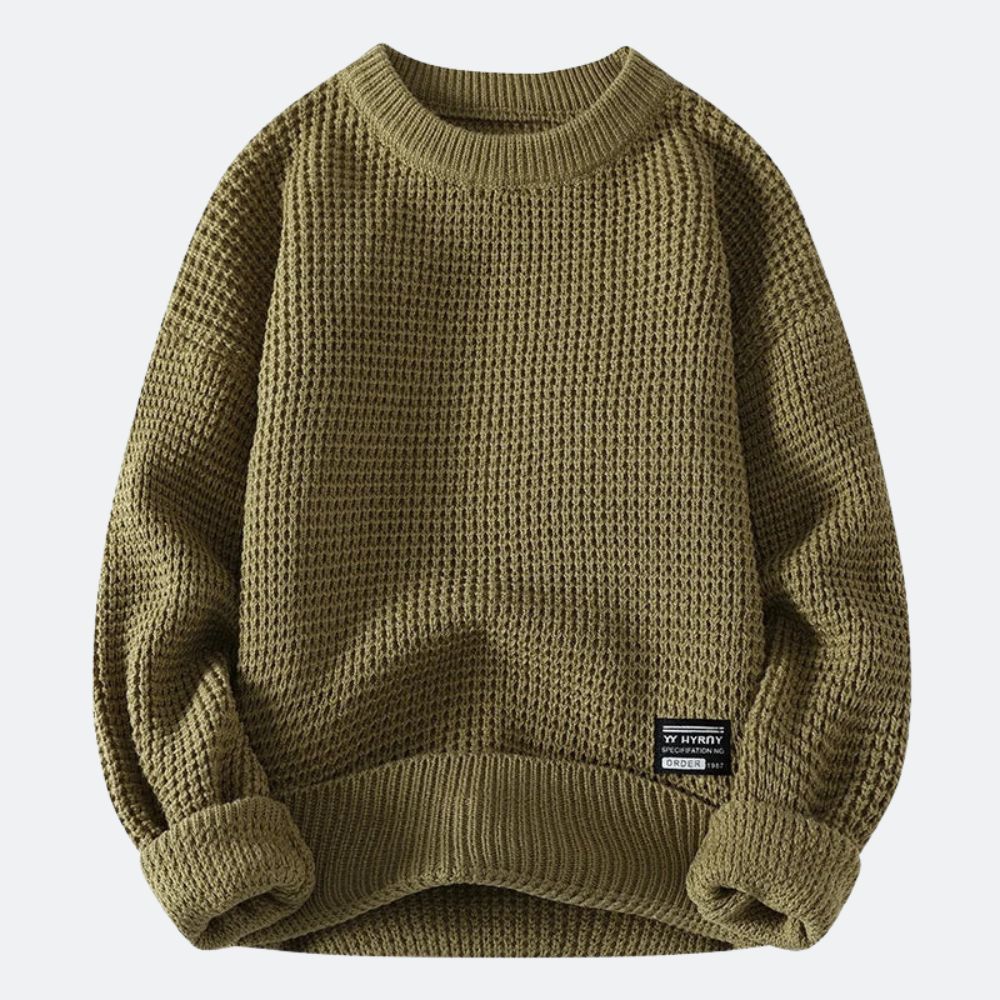 Men's Knit Pullover Sweatshirt - Veltic