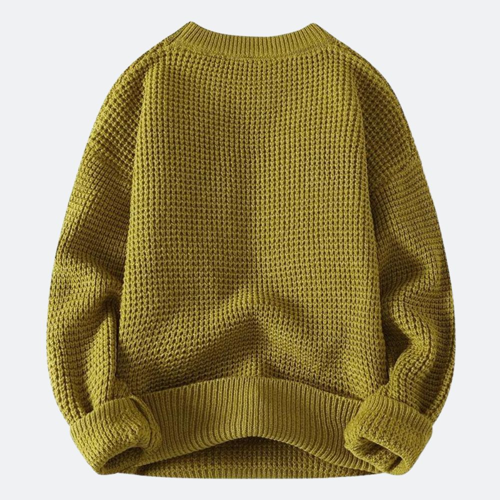 Men's Knit Pullover Sweatshirt - Veltic