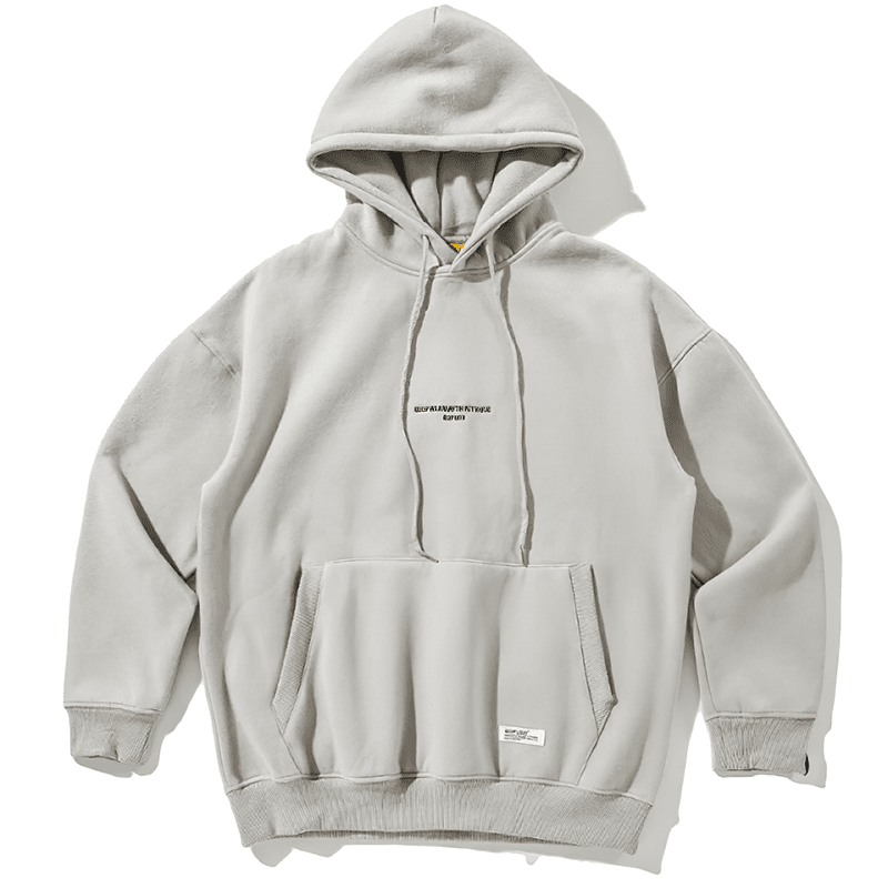 Men's Oversized Hoodie with Hood and Kangaroo Pocket - Veltic