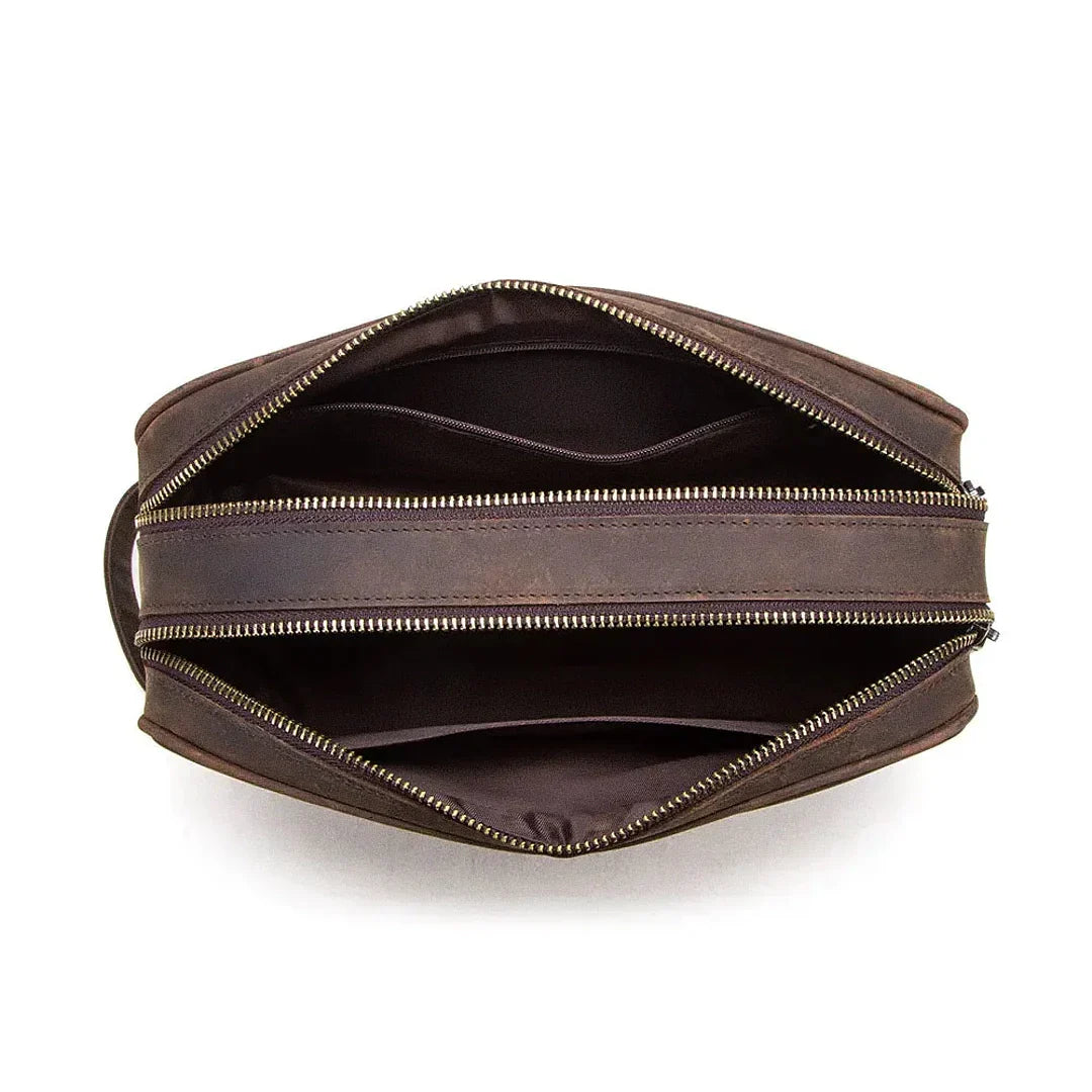 Veltic Leather Toiletry Bag - Veltic