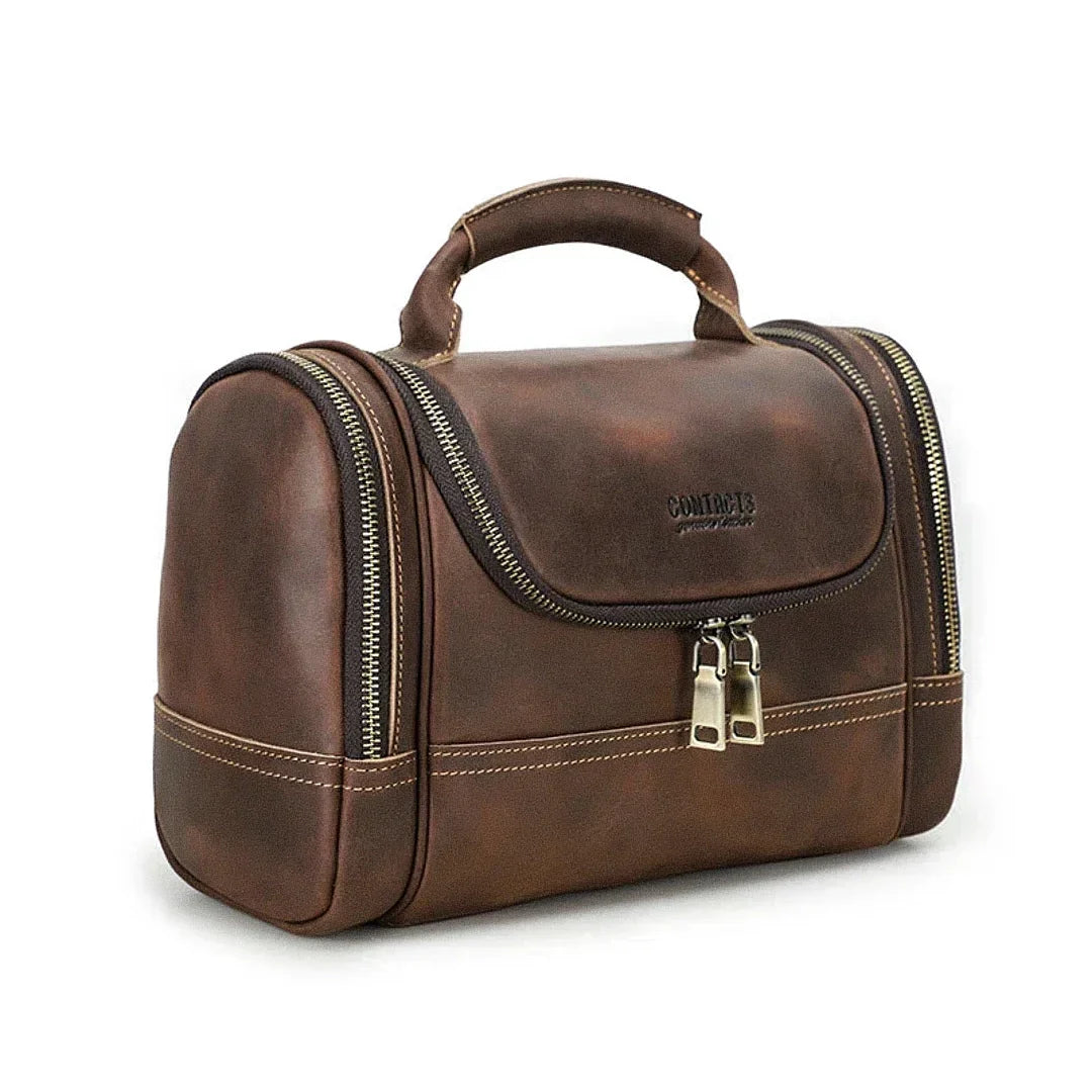 Veltic Leather Toiletry Bag Hughes - Veltic