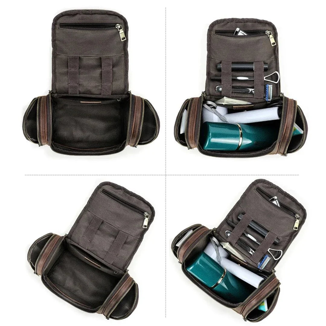 Veltic Leather Toiletry Bag Hughes - Veltic