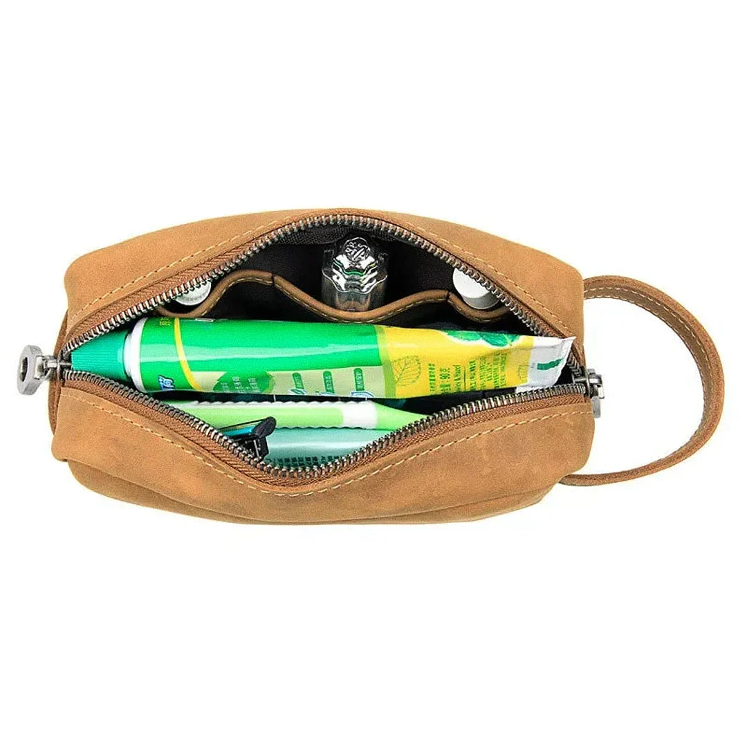 Veltic Leather Toiletry Bag Jenkins - Veltic