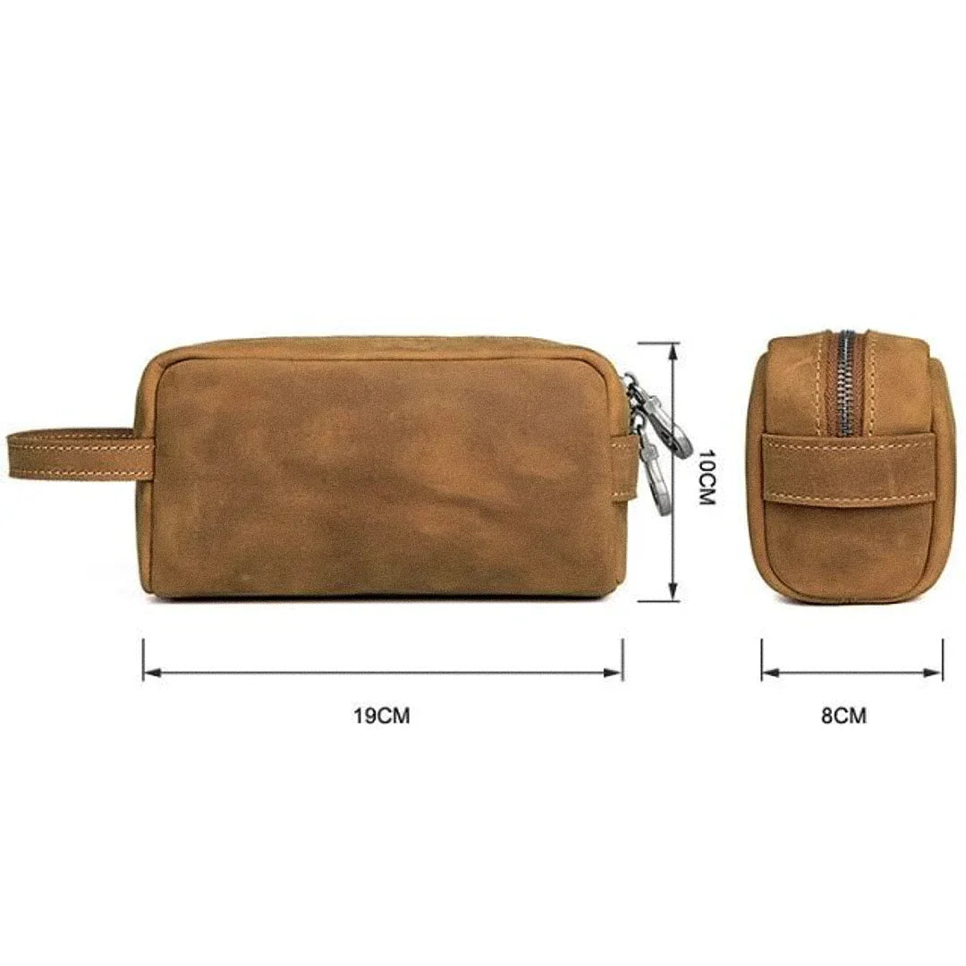 Veltic Leather Toiletry Bag Jenkins - Veltic