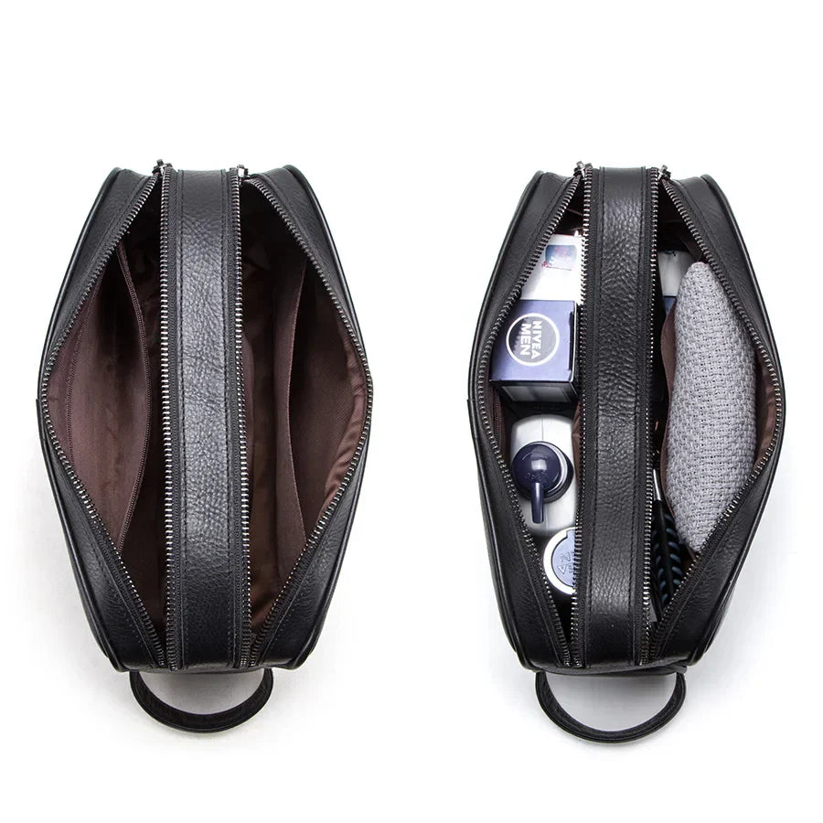 Veltic Leather Toiletry Bag - Veltic