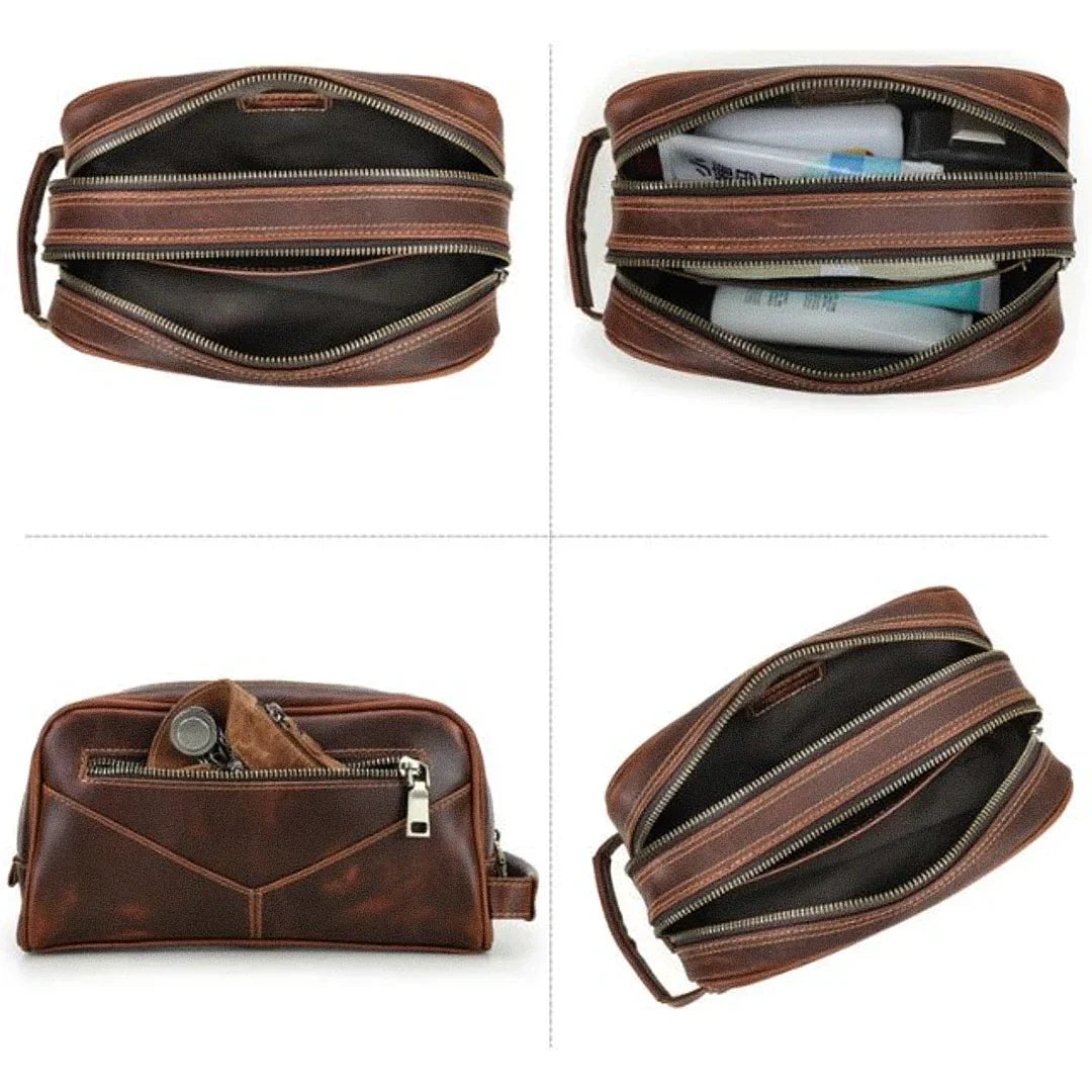 Veltic Leather Toiletry Bag Lewis - Veltic