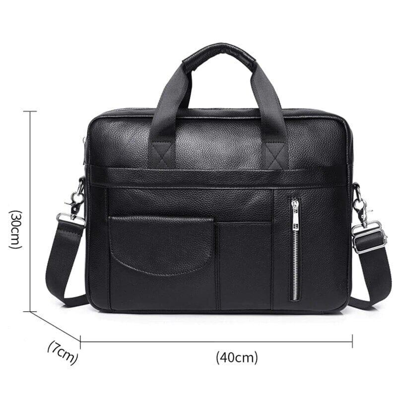 Class Leather Executive Briefcase - Veltic