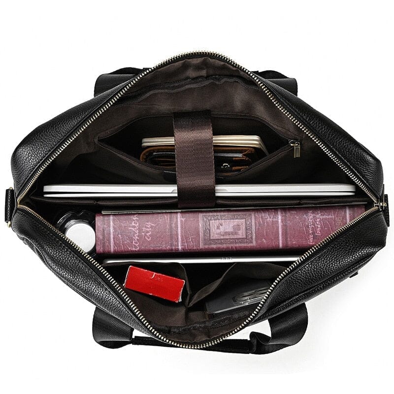 Valise Leather Executive Briefcase - Veltic