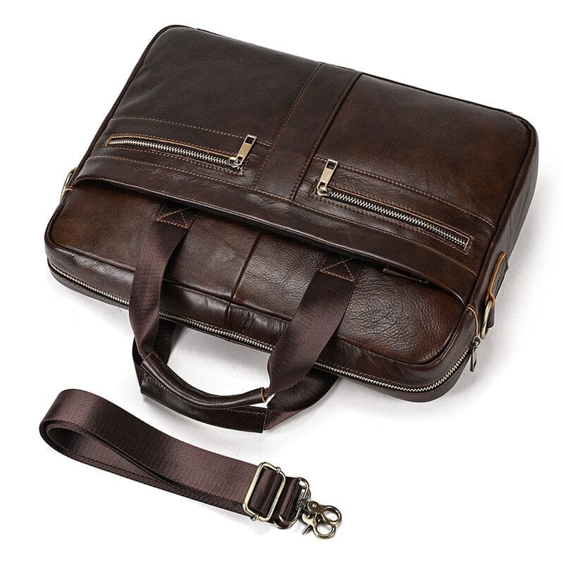 Valise Leather Executive Briefcase - Veltic