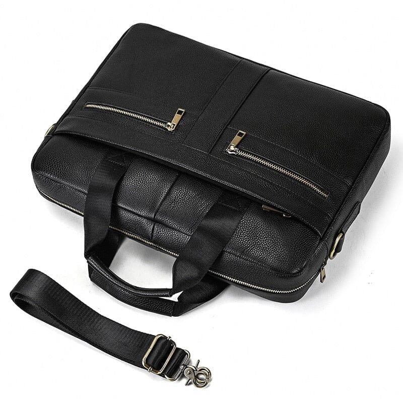 Valise Leather Executive Briefcase - Veltic