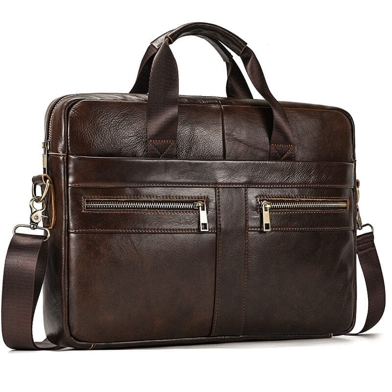 Valise Leather Executive Briefcase - Veltic