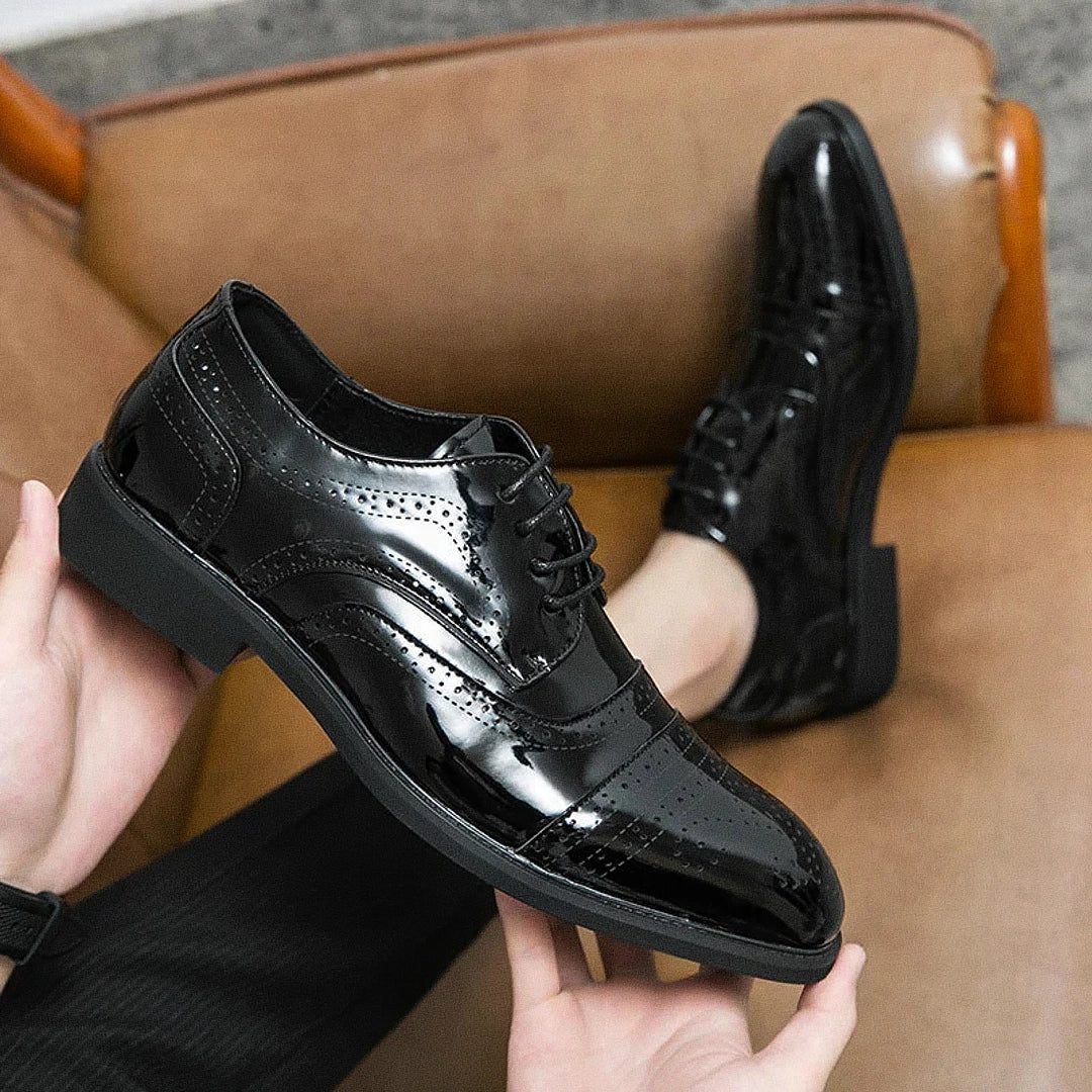 Men's Joseph Leather Derby Shoes - Veltic