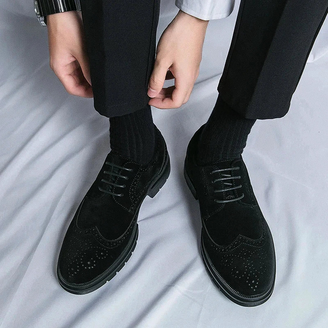Men's Derby Shoes with Elevated Lug Sole Vigo - Veltic