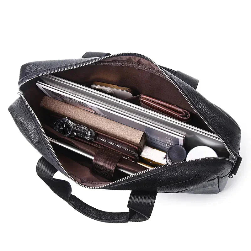 Class Leather Executive Briefcase - Veltic