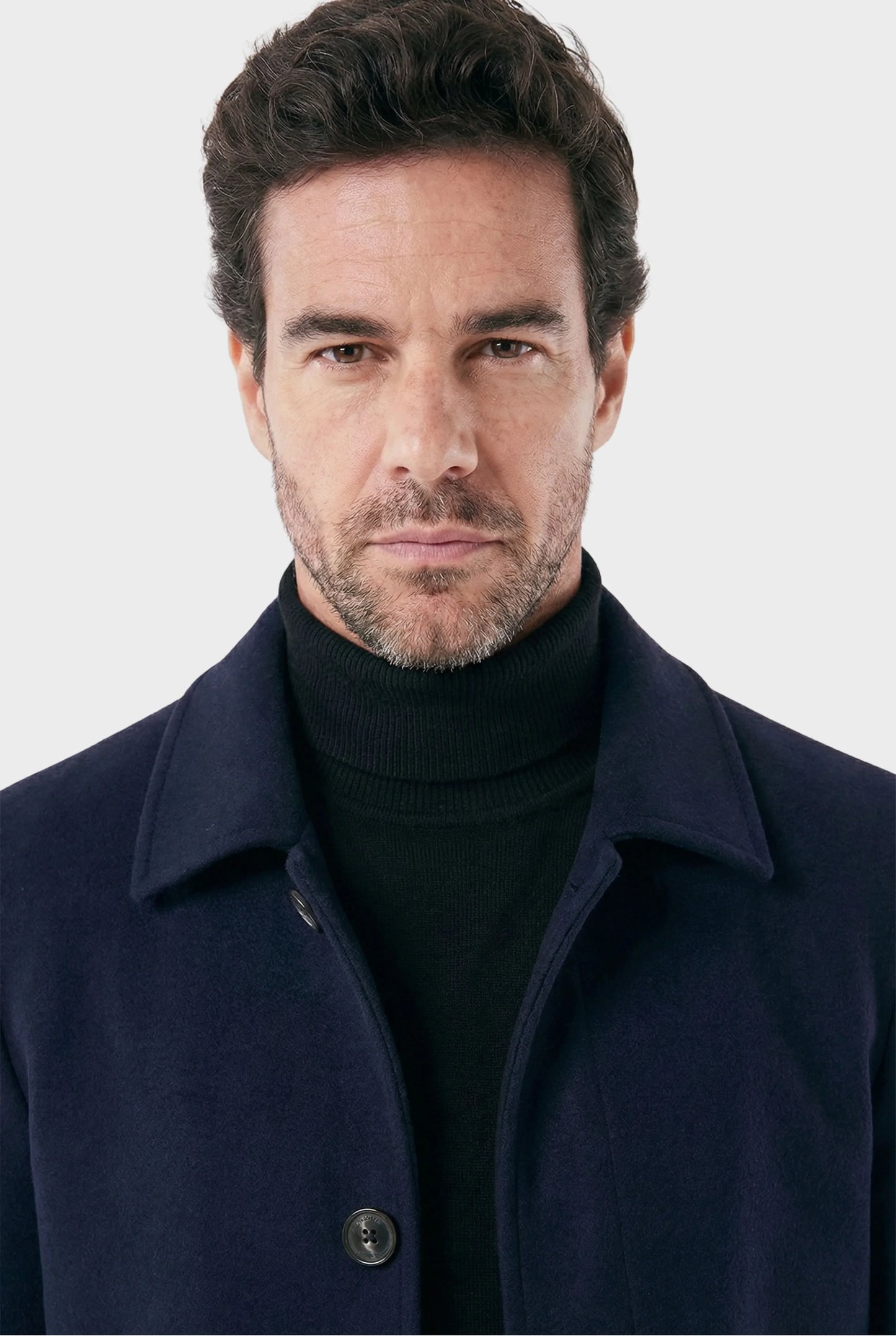 Men's Short Invictus Overcoat - Veltic