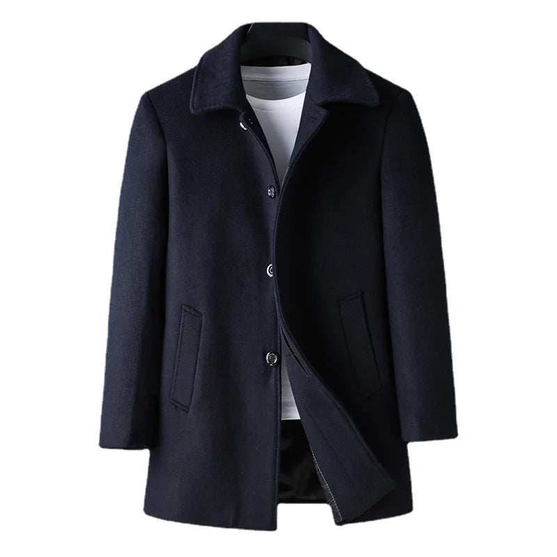 Men's Short Invictus Overcoat - Veltic