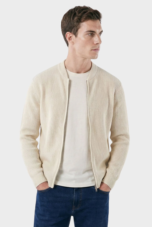 Veltic Men's Casual Sweater with Zipper Closure - Veltic