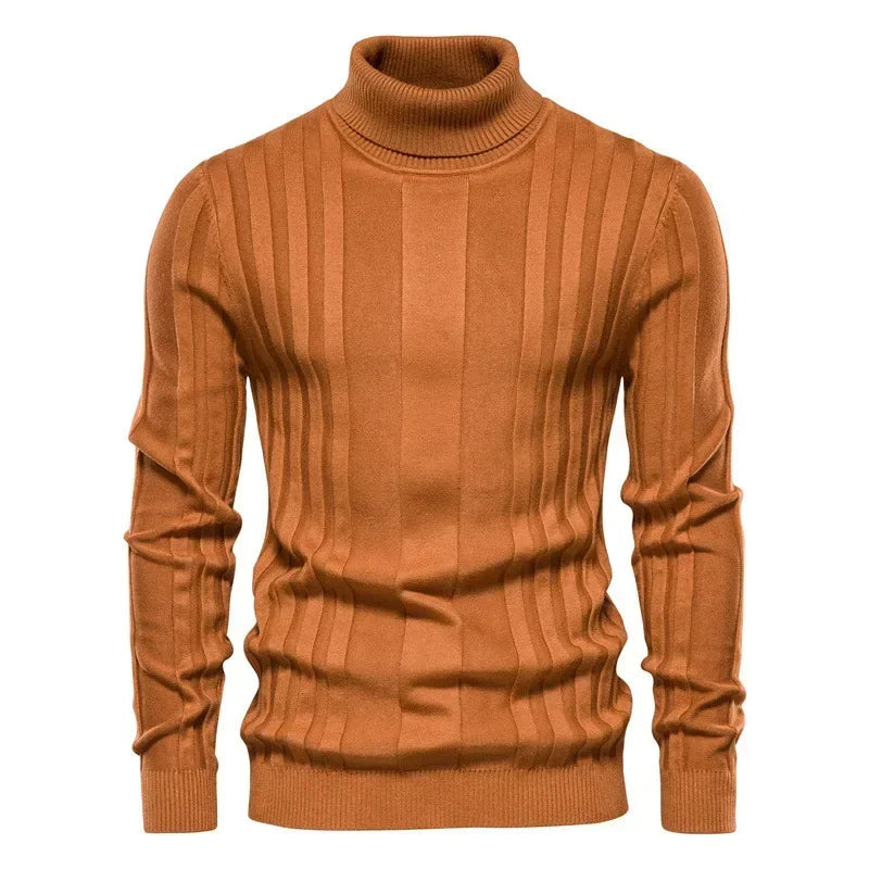 Veltic Men's Turtleneck Sweater with Structured Fit - Veltic
