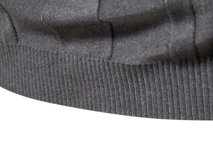 Veltic Men's Turtleneck Sweater with Structured Fit - Veltic