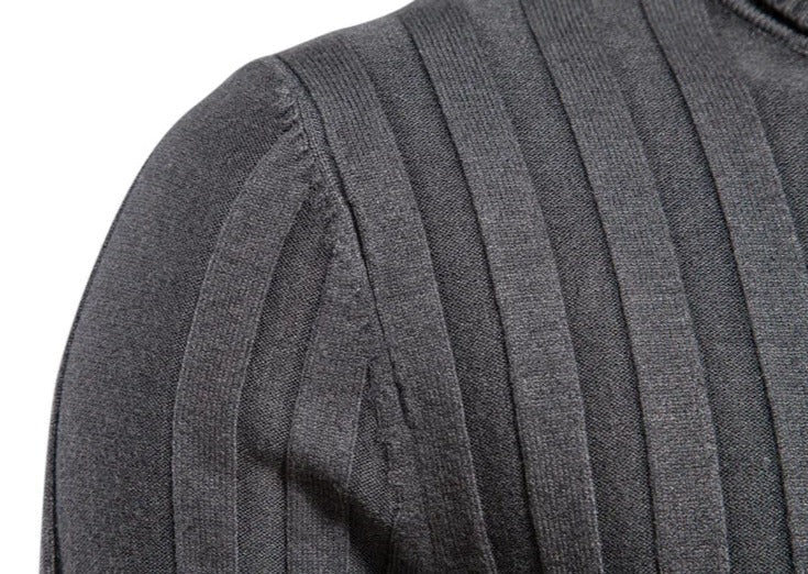 Veltic Men's Turtleneck Sweater with Structured Fit - Veltic