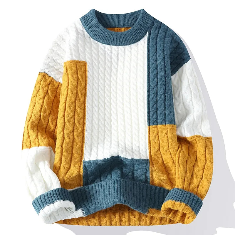 Veltic Men's Casual Lightweight Knit Sweater Street - Veltic