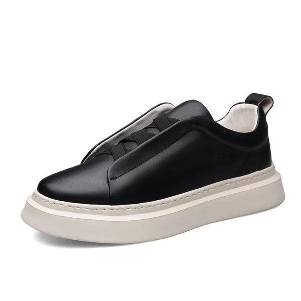 Men's Elegant Casual Leather Sneakers Amsterdam - Veltic