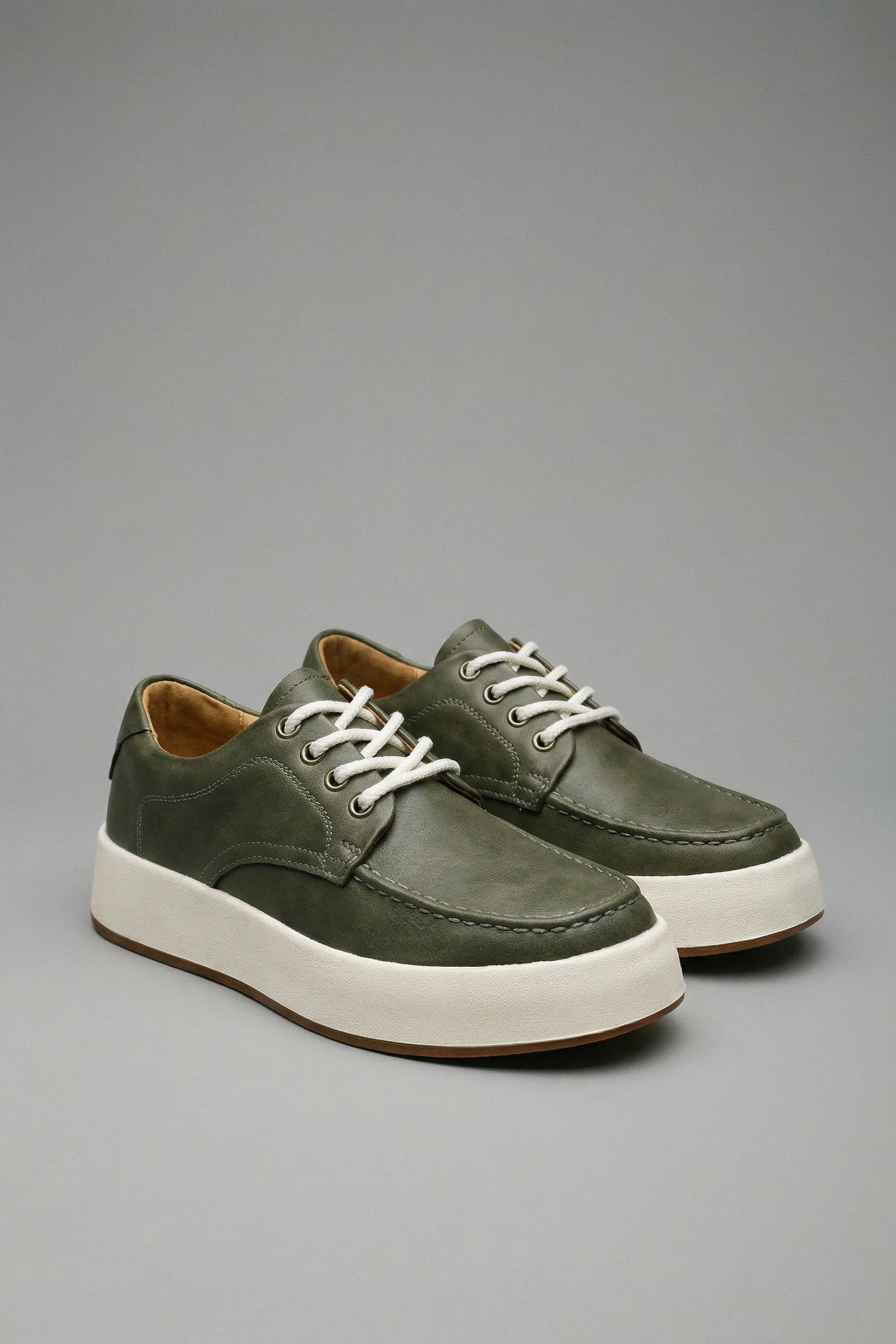 Men's Leather Romans Sneakers - Veltic