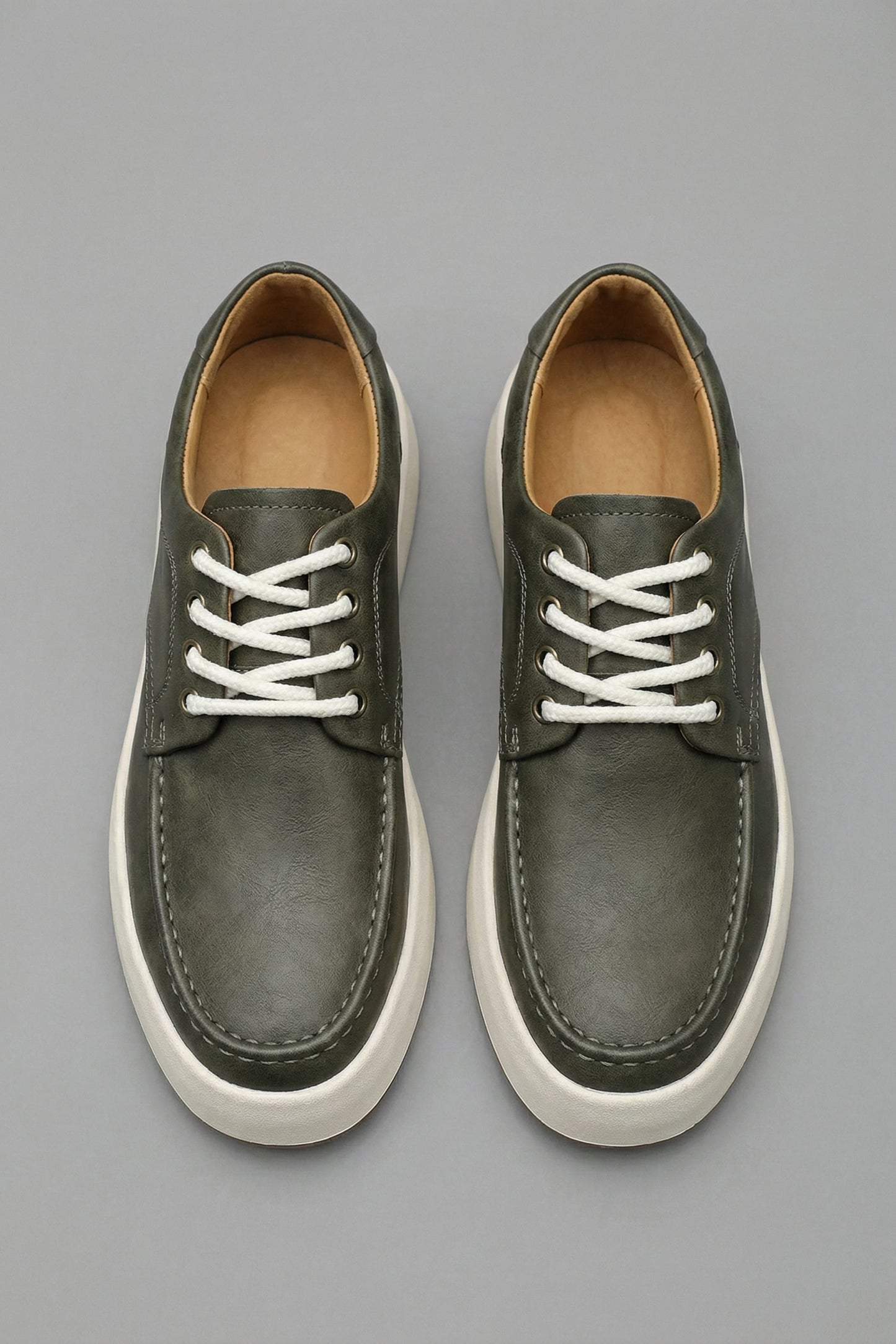Men's Leather Romans Sneakers - Veltic