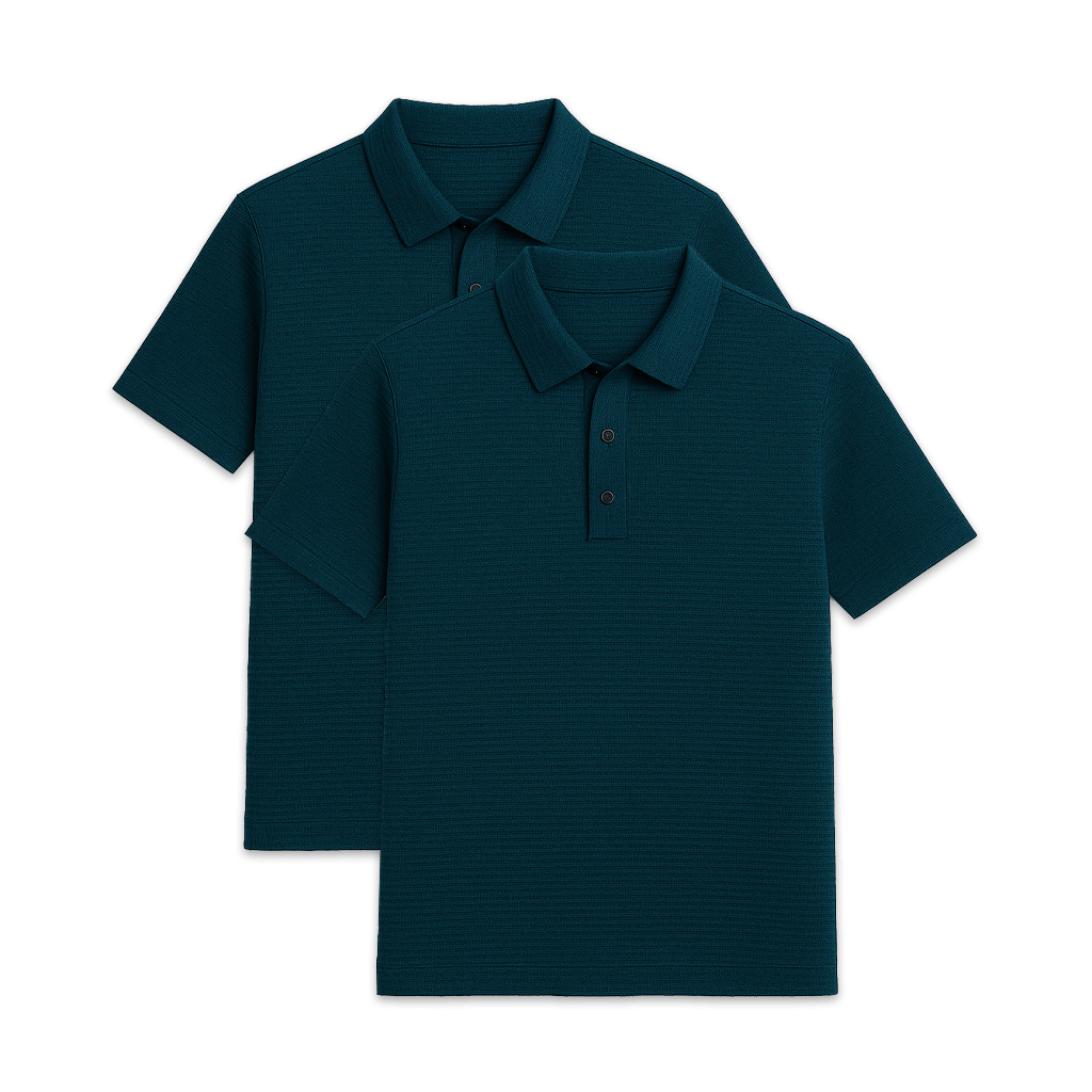 Set of 2 Premium Tech Polo Shirts - Veltic