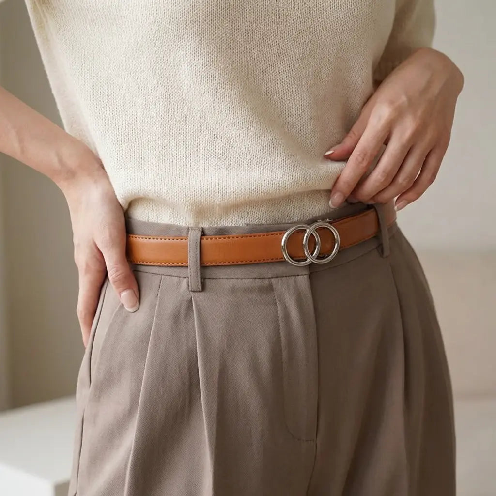 Belt | Silver-Brown