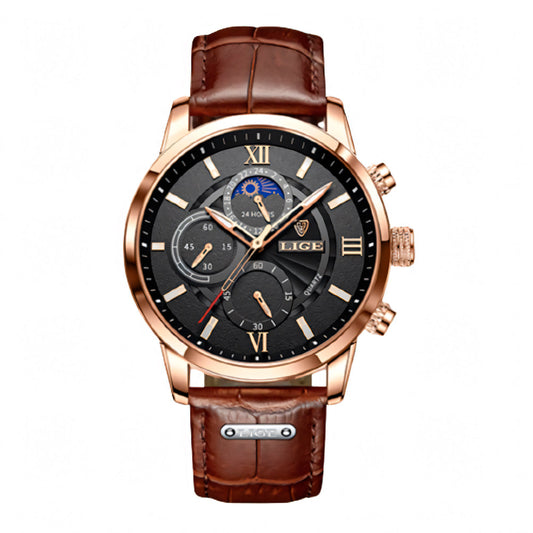 Men's Veltic Troyan Watch with Leather Strap - Veltic