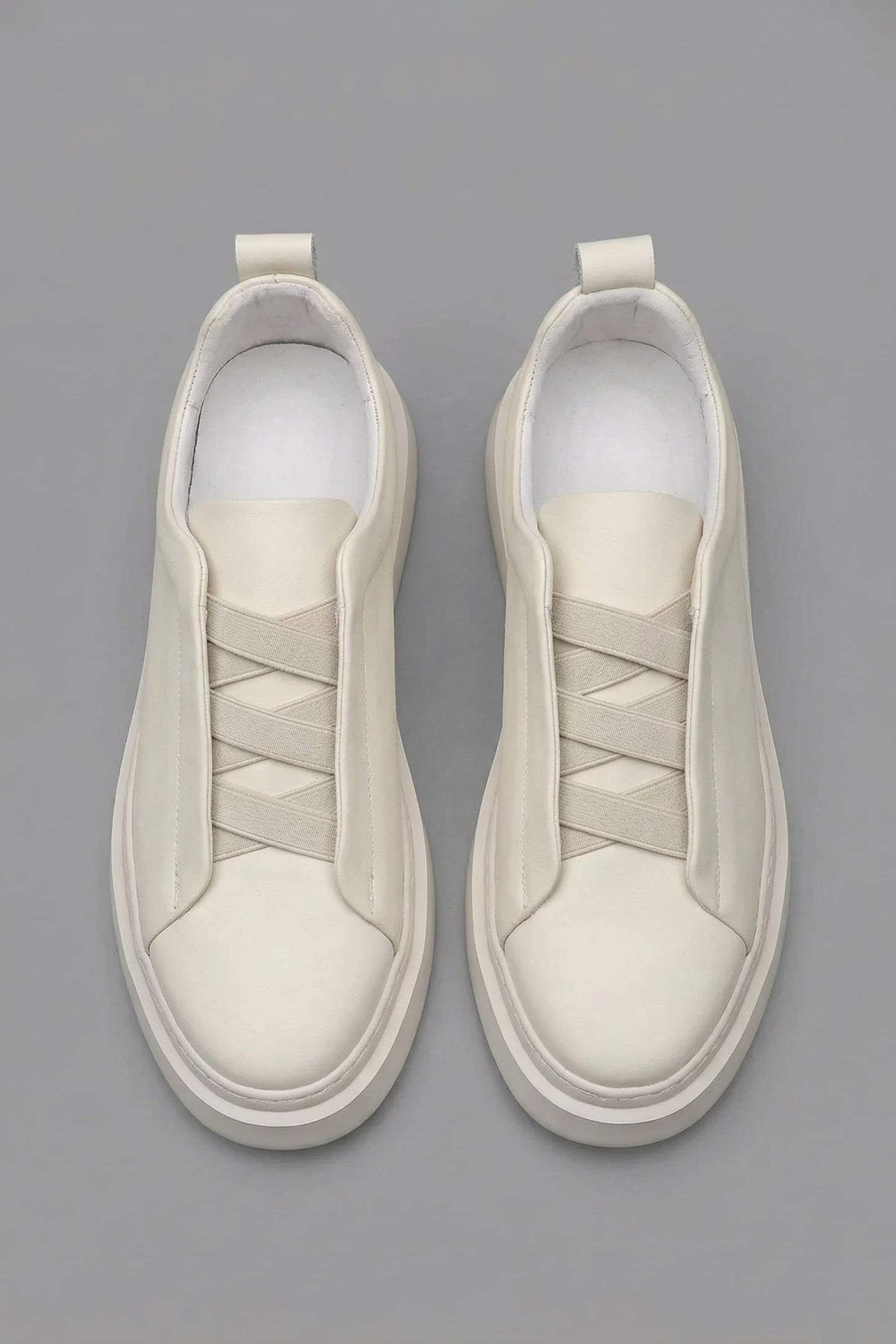 Men's Elegant Casual Leather Sneakers Amsterdam - Veltic