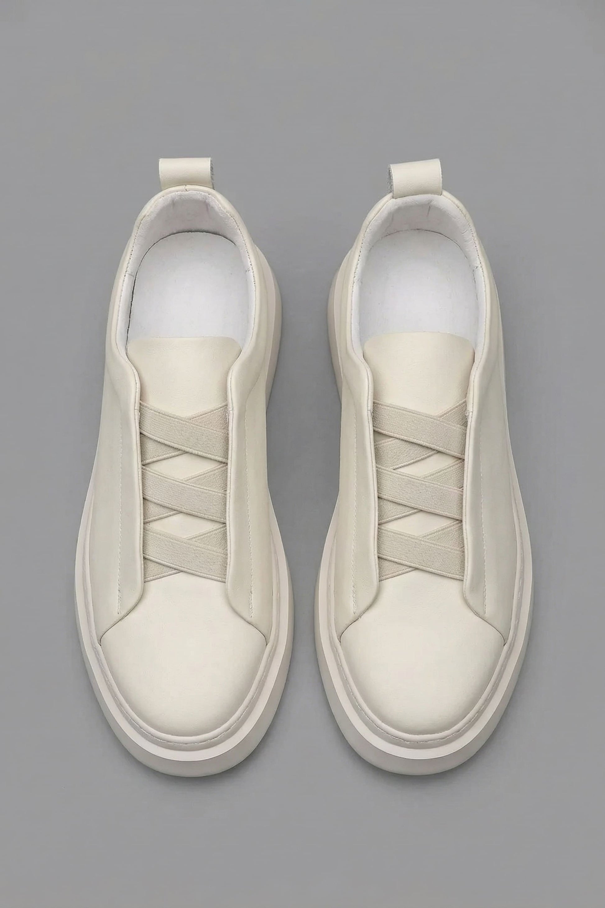 Men's Elegant Casual Leather Sneakers Amsterdam - Veltic