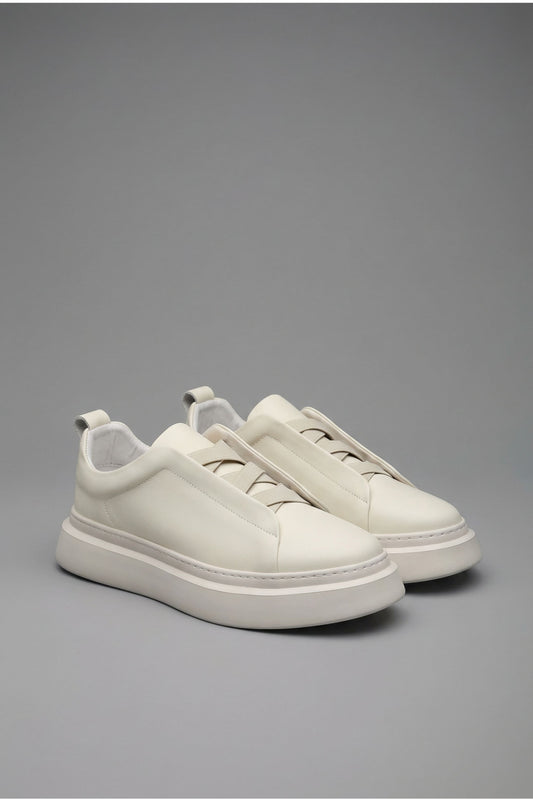 Men's Elegant Casual Leather Sneakers Amsterdam - Veltic